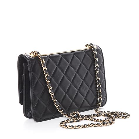 chanel trendy cc turnlock wallet on chain|chanel trendy wallet review.